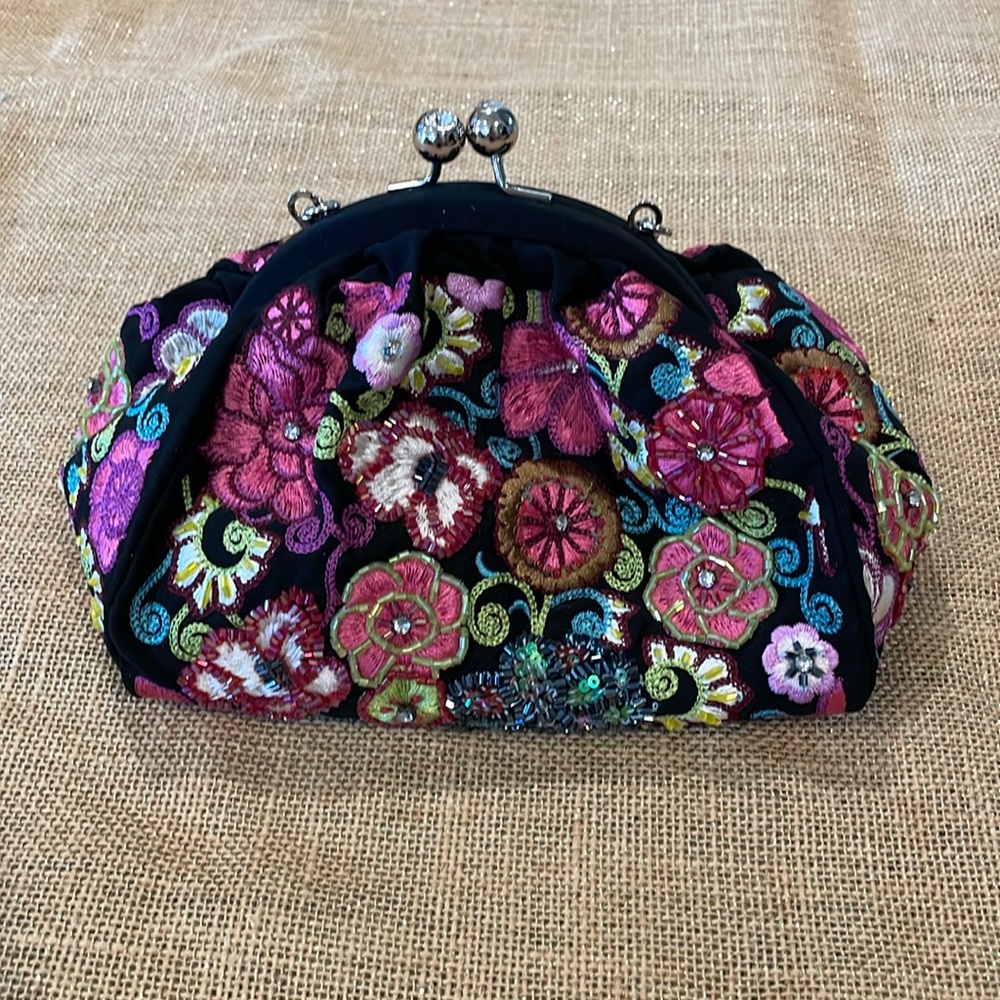 Vera Bradley 25th anniversary beaded cocktail purse